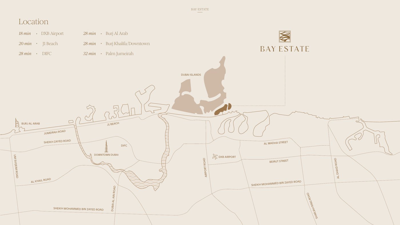 BAY ESTATEの公式ロケーションマップ